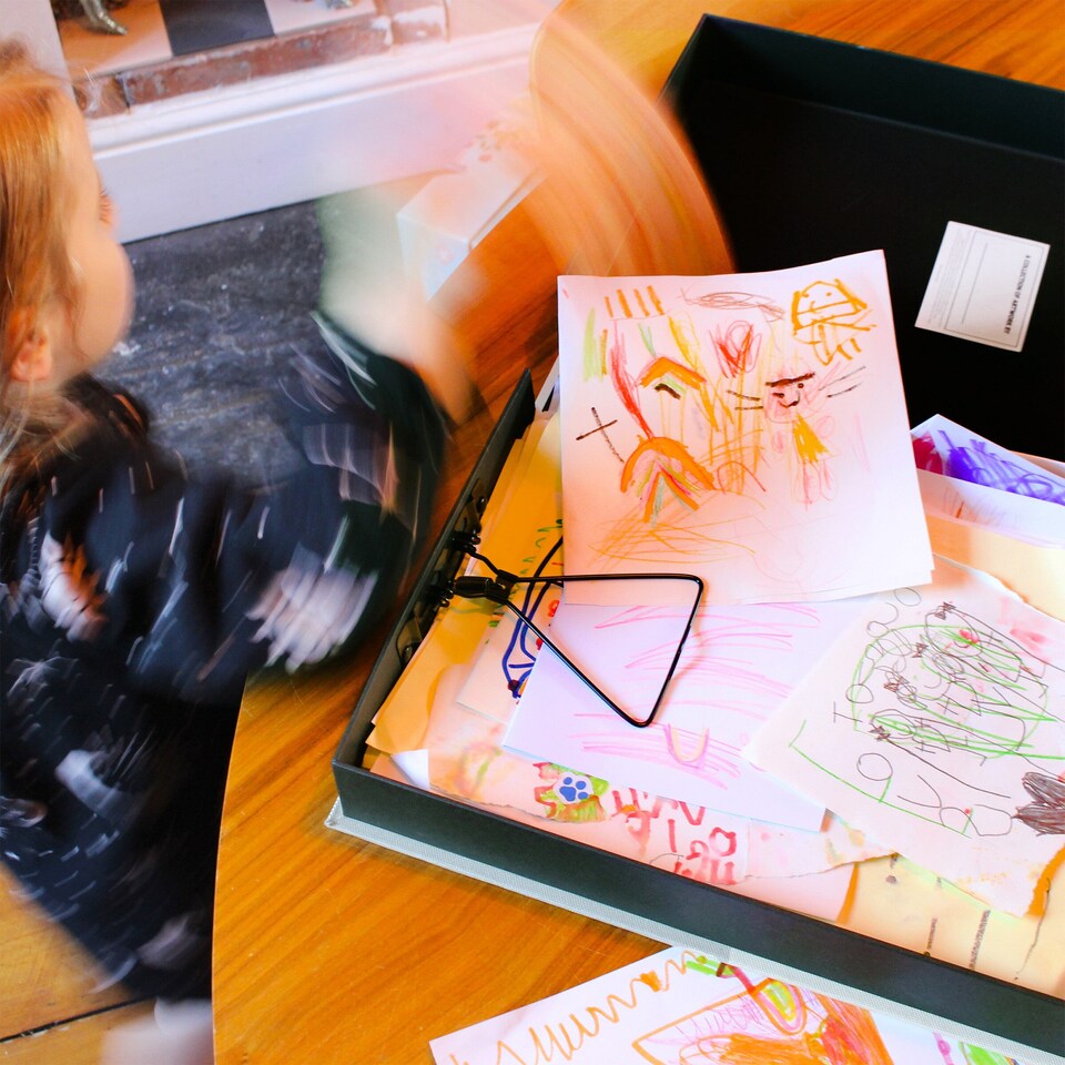 image 1 of Suck UK Big Book for Little Artists - Kids Artwork Album