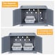 image 6 of Yaheetech Cat Decorative Litter Box Grey | One Size