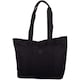 image 1 of Lorenz Womens Soft Jacquard Patterned Shoulder Tote Shopper Hand Bag | Black | Black