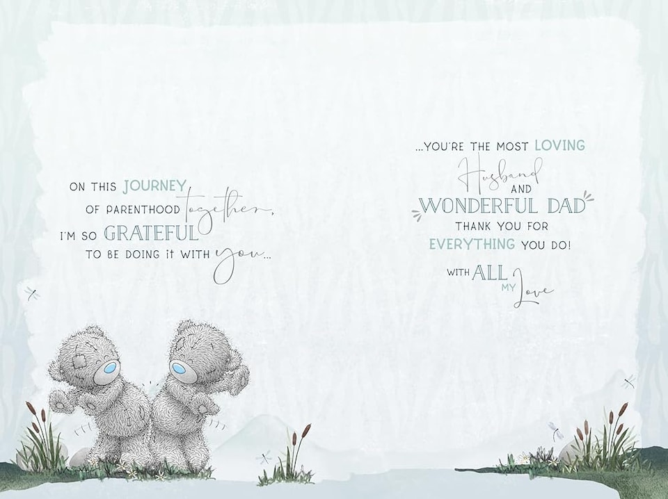 image 1 of Bear In Canoe Husband Father's Day Card