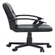 image 3 of Interiors By Premier Comfortable Black Small Home Office Chair, Ergonomic Work From Home Chair, Movable Ergonomic Office Chair