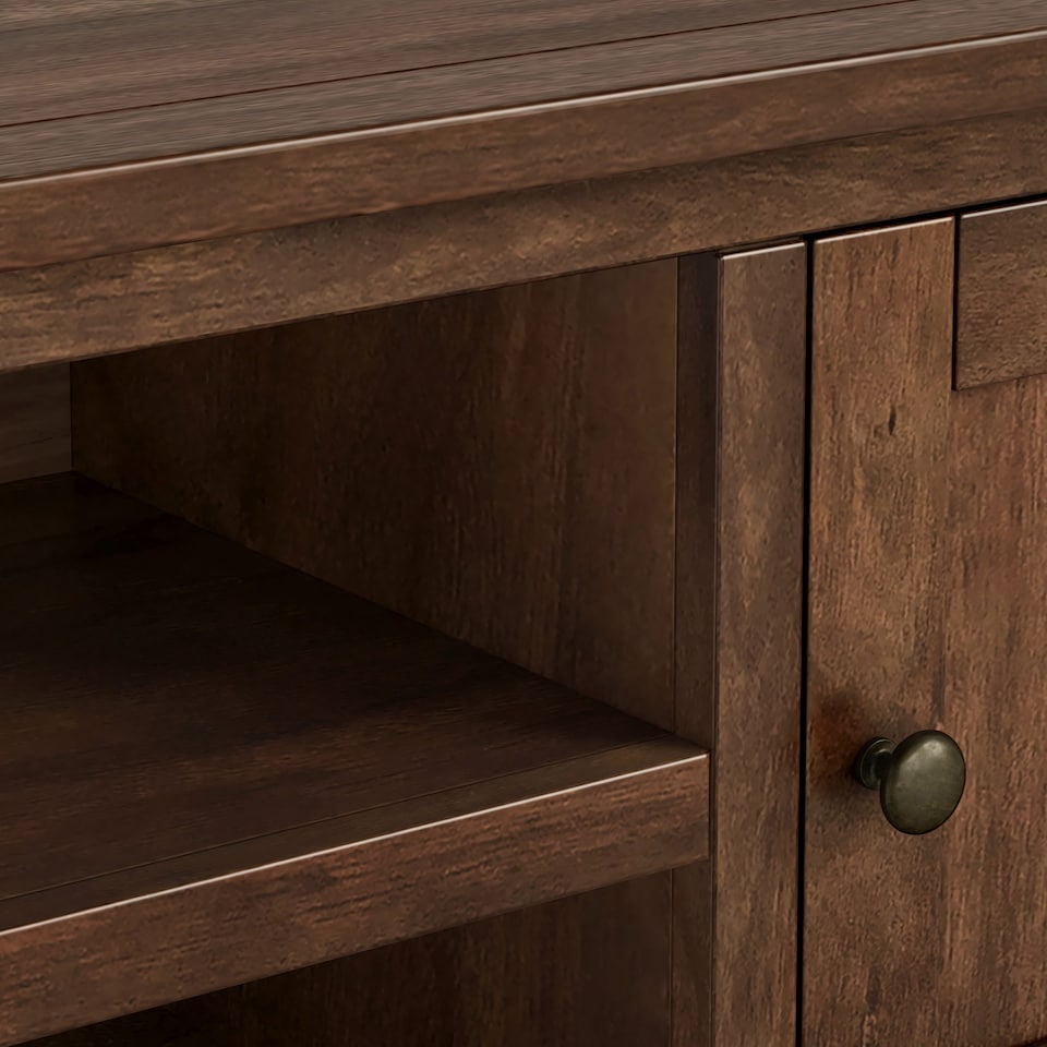image 1 of Duchy Acacia 150cm Wide TV Unit - Fully Assembled By Roseland Furniture