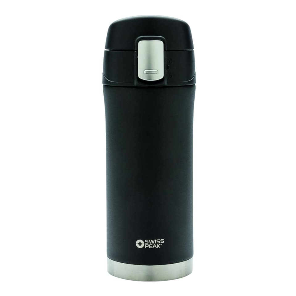 image 1 of Swiss Peak Elite Copper Vacuum Insulation 300ml Mug - Black - One Size | Black | 1