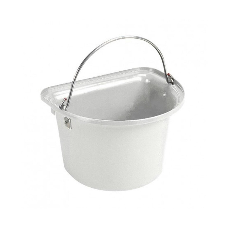 Stubbs Flat Sided Bucket - White - One Size