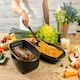 image 9 of EASY GLASS Roaster Set non-stick coated 4.3L + 2.2L Black