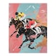 image 3 of Horse Race Jockeys Racing Bold Dynamic Living Room Black Framed Wall Art Print A4