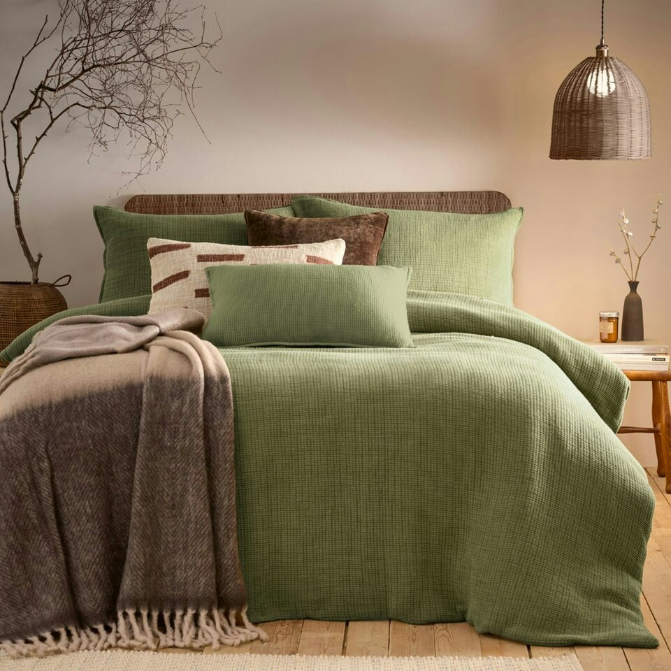 image 1 of Yard Ribble Acid Washed Super King Duvet Cover Set