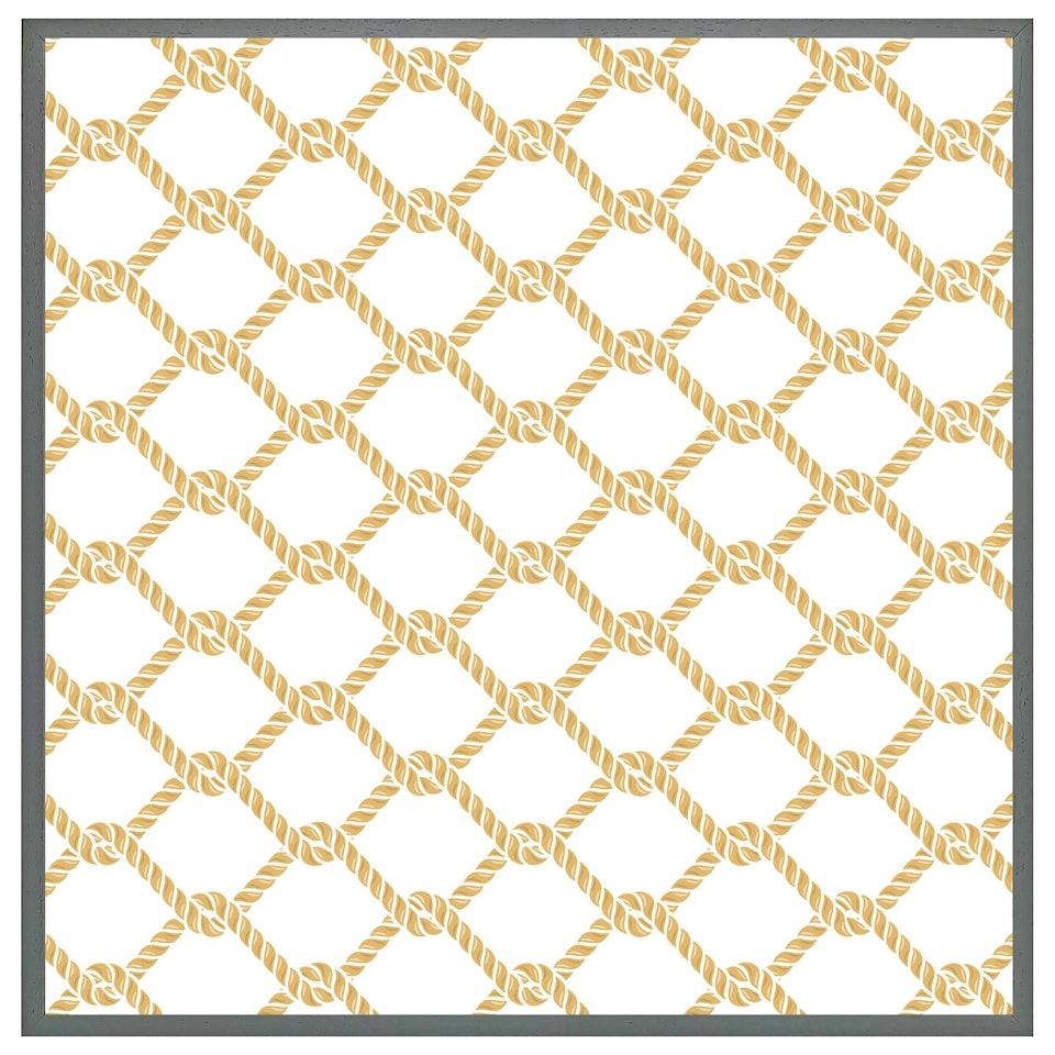 image 1 of Gold chainlink rope (Picutre Frame) Grey | S