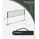 image 8 of Gr8 Home Black 3m Badminton Net Post Set Outdoor Portable Volleyball Pickleball Tennis