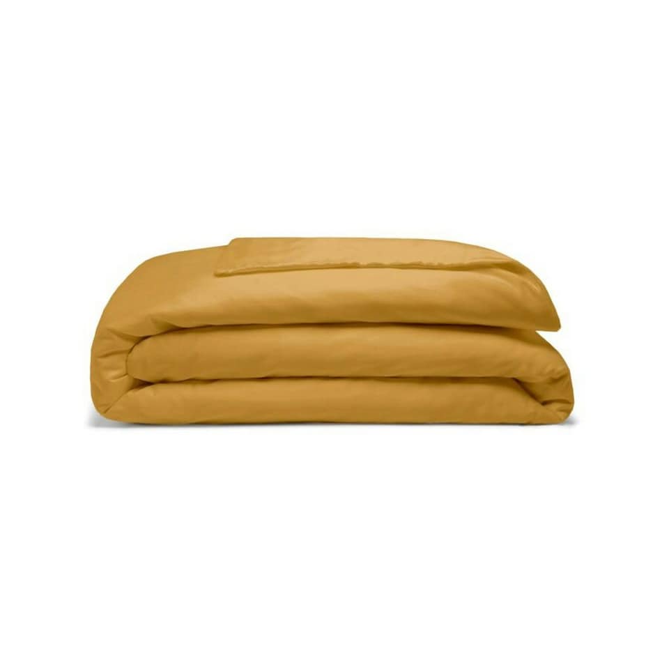 image 1 of Belledorm Egyptian Cotton Duvet Cover - Ochre - Superking
