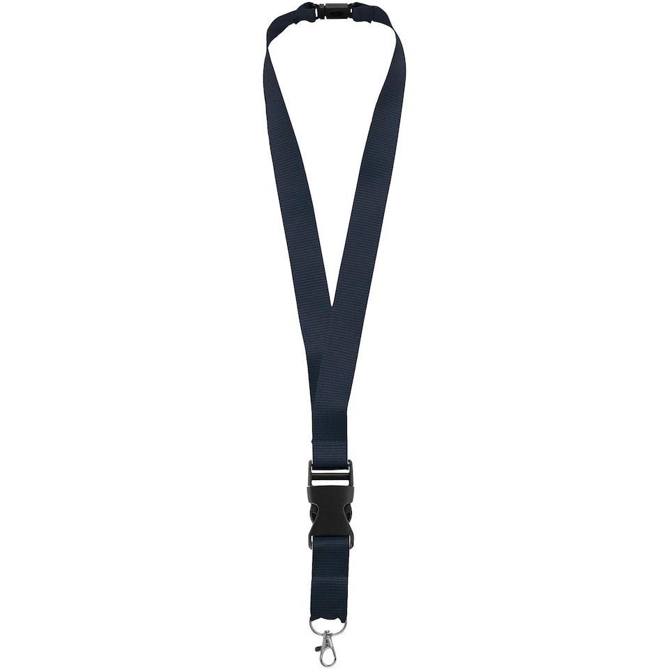 image 1 of Bullet Yogi Lanyard With Detachable Buckle - Navy - 51 x 3 cm | Blue