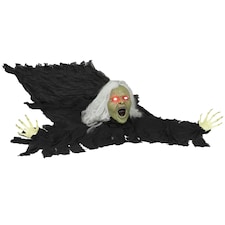 Outsunny 183 cm Life Size Scary Halloween Decorations, Battery Operated