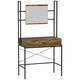 image 1 of Vida Designs Brooklyn 1 Drawer Dressing Table With Mirror - Dark Wood