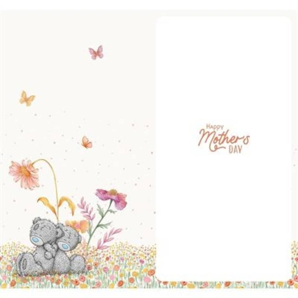 image 1 of Bears Climbing Flowers From One Mum To Another Mother's Day Card