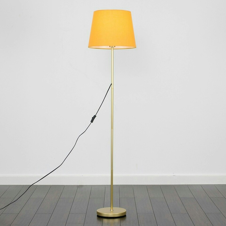 image 1 of ValueLights Gold Floor Lamp