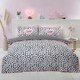 image 5 of Dalmation Polycotton Reversible Duvet Cover Set with Pillowcase Pink | Single