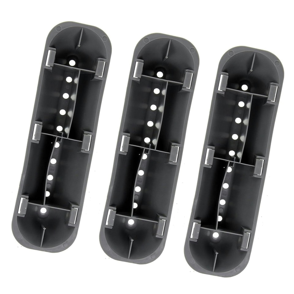 image 1 of SPARES2GO 10 Hole Drum Paddle Lifter Arm for Indesit Washing Machines (183 x 53 x 38mm, Pack of 3)