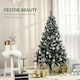 image 6 of HOMCOM 5FT Artificial Christmas Tree Xmas Indoor Decoration, Automatic Open