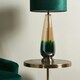 image 10 of Elena Green Glass Table Lamp