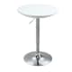 image 1 of HOMCOM Painted Top Bistro Pub Table Adjustable Swivel Counter Home