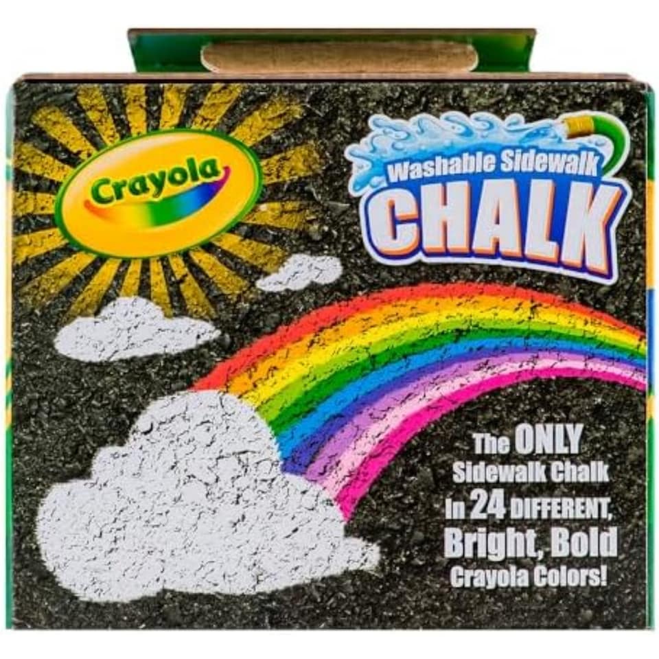 image 1 of Crayola Pavement Chalk Bucket 24 Count