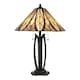 image 3 of Victory Tiffany Table Lamp, Valiant Bronze, E27