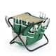 image 2 of 11 Piece Heavy Duty Garden Tool Set & Kit with Stool