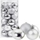 image 3 of Silver Baubles 5CM 18PCS Sets