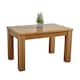image 7 of Dakot 127cm Chunky Small Solid Oak Dining Table | Brown | Light Oak