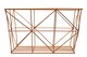 image 3 of Stylish Copper Finish Tapered Wire Basket, Functional Wireframe Basket For Kitchen, High Quality Basket | Gold