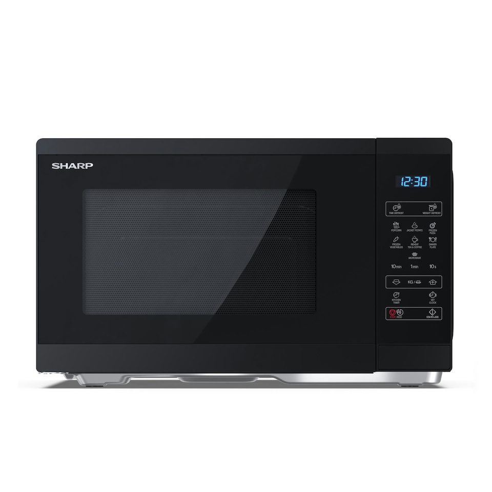 image 1 of Sharp 25L 900W Digital Microwave - Black