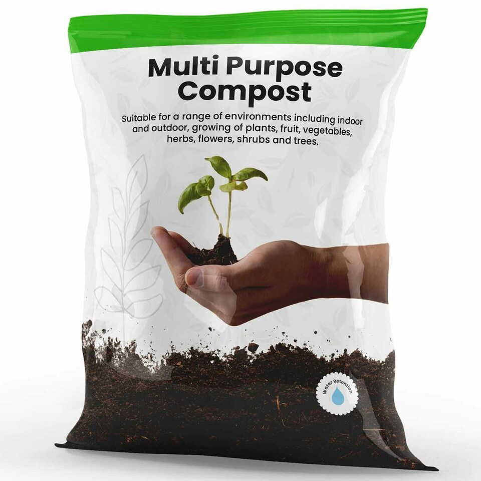 image 1 of 120L Improved Water Retention Multi Purpose Compost Bag With Nutrient Rich Formula Perfect For Gardening, Plants & Tubs