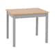 image 3 of Ludlow 1+4 Dining Set - Grey/Oak Lacquer Brown