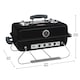 image 2 of George Foreman GFPTBBQ1004B On The Go Portable Charcoal BBQ in Black