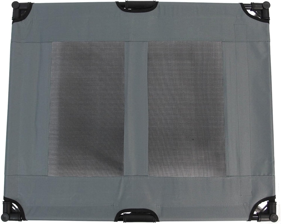 image 1 of Actiaspet Elevated Dog Bed Oxford Mesh Pet Cot Indoor or Outdoor (Grey, Large)