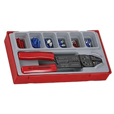 Teng Ttcp121 Crimping Tool Set, 121 Piece - Multi Colour - One Size