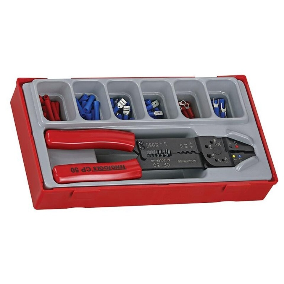 Teng Ttcp121 Crimping Tool Set, 121 Piece - Multi Colour - One Size