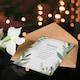 image 4 of Behold Stand at Door and Knock Green Floral Bible Christian Birthday Card