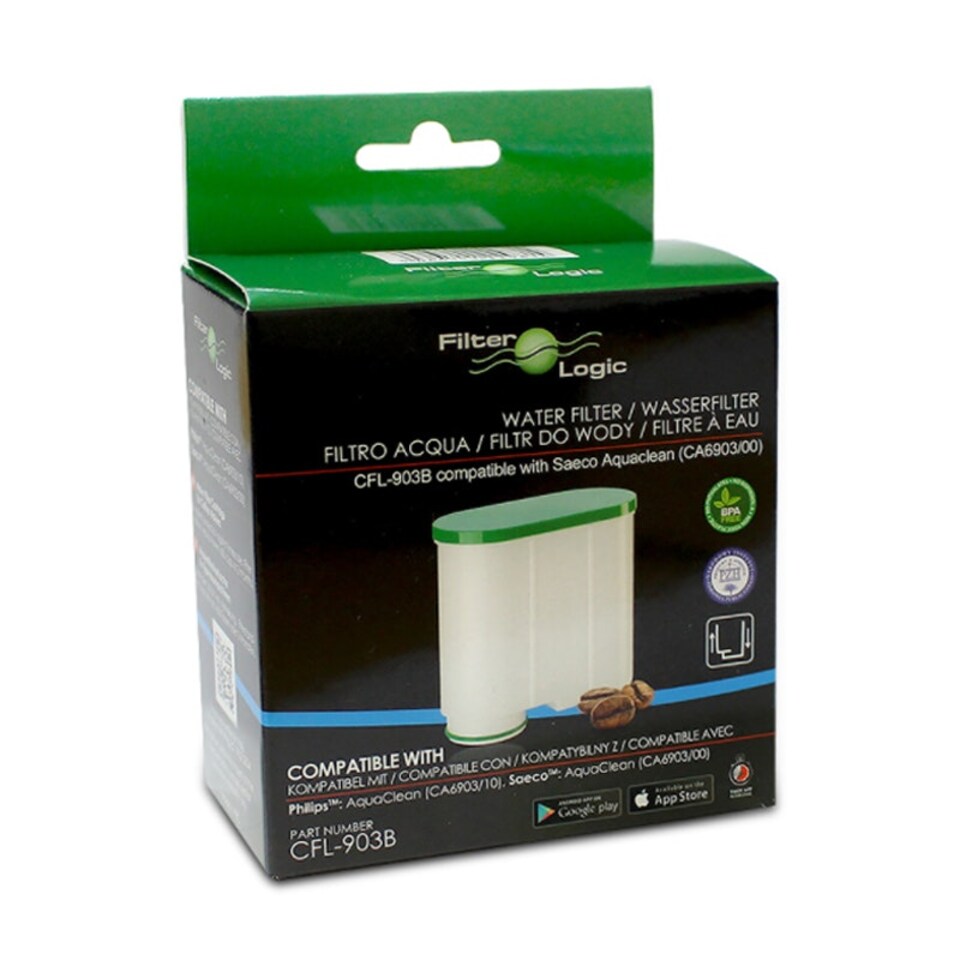 image 1 of FilterLogic CFL903 Coffee Machine Water Filter Compatible with Saeco AquaClean CA6903