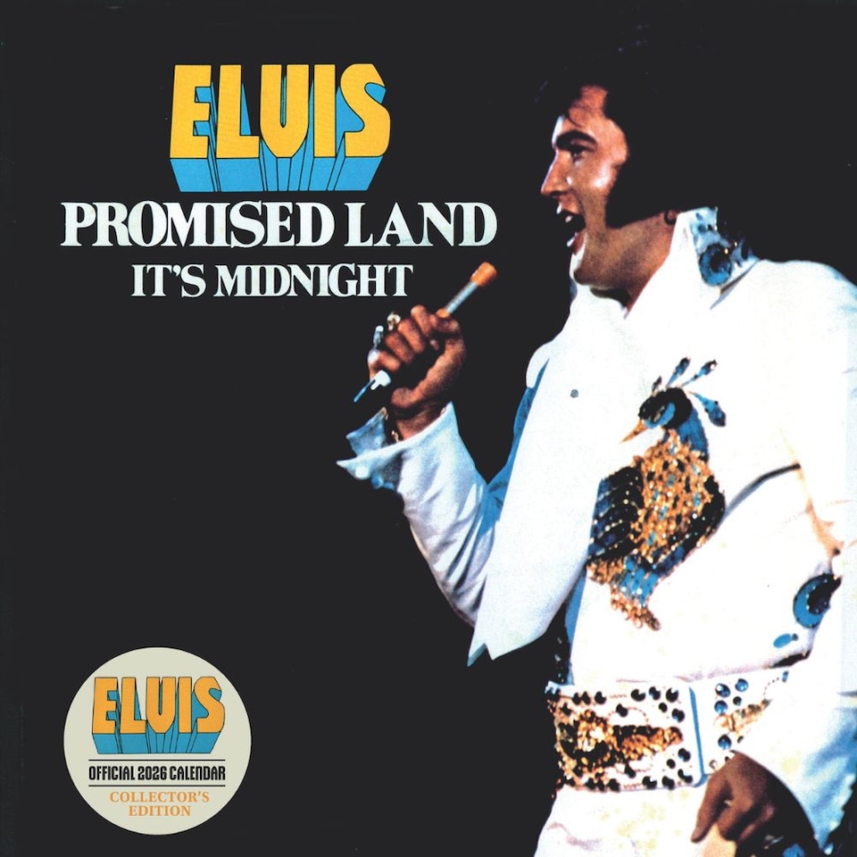 ELVIS 2026 COLLECTOR'S EDITION RECORD SLEEVE CALENDAR