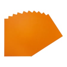 Pack of 50 A4 Coloured Card 160gsm Sheets Orange | Orange | A4