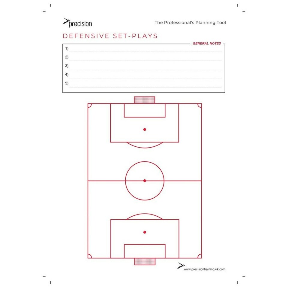 image 1 of Precision A4 Football Match Day Planner - Multicoloured - A4