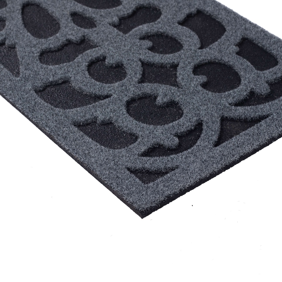image 1 of Nicoman Victorian Style Step Mat Grey 75 x 25cm