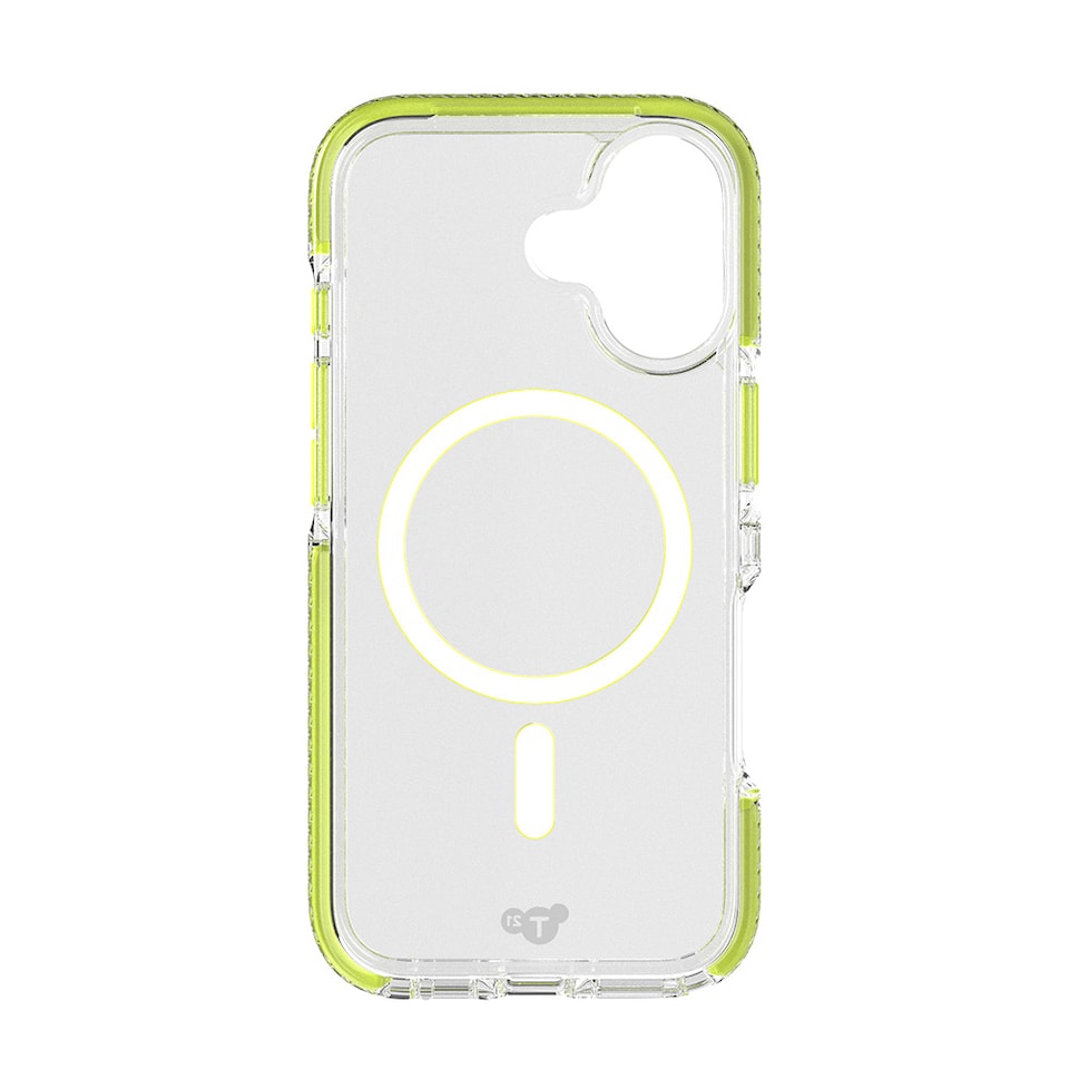 image 1 of Tech21 EvoCrystal MagCs Apple iPhone 17 GlowGreen