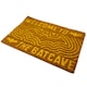 image 2 of Batman Welcome To The Batcave Embossed Door Mat - Brown/Yellow - One Size