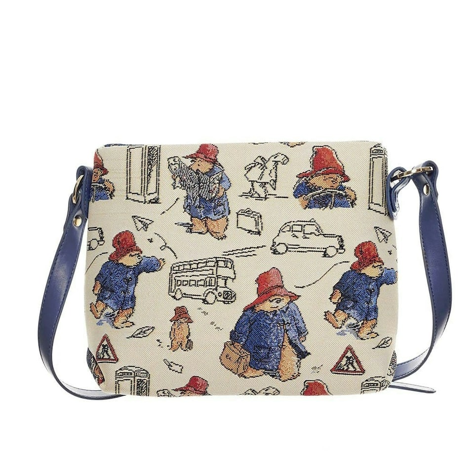 image 1 of Signare Cross Body Bag Paddington Bear | Cream