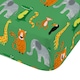 image 3 of Catherine Lansfield Animal Magic Fitted Sheet | Green | Cot Bed