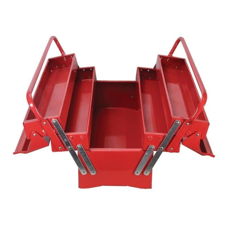 image 1 of Faithfull Cantilever Toolbox - Multi Colour - 40cm (16in) | Multi