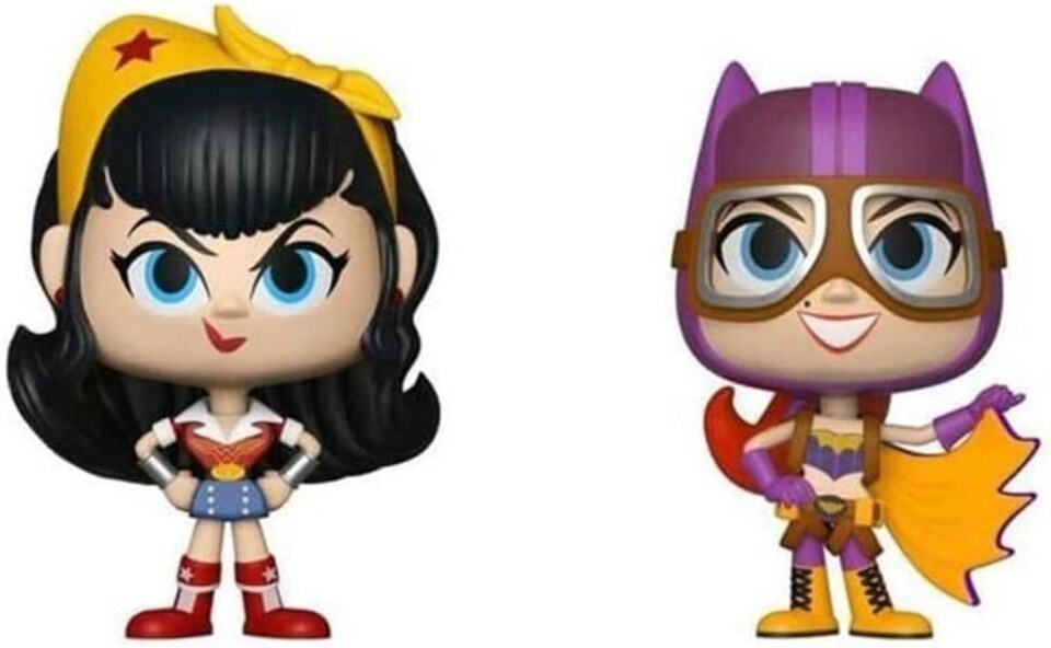 image 1 of Funko Vynl DC Bombshells 2PK Wonder Woman & Batgirl Funko Vynl Figure