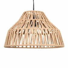 Clara - Natural String Pendant Lightshade Brown